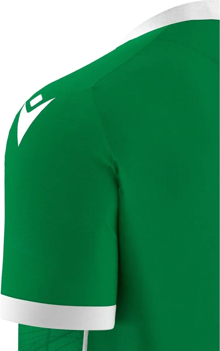 Macron Wyvern Eco Shirt Korte Mouw Heren - Groen S