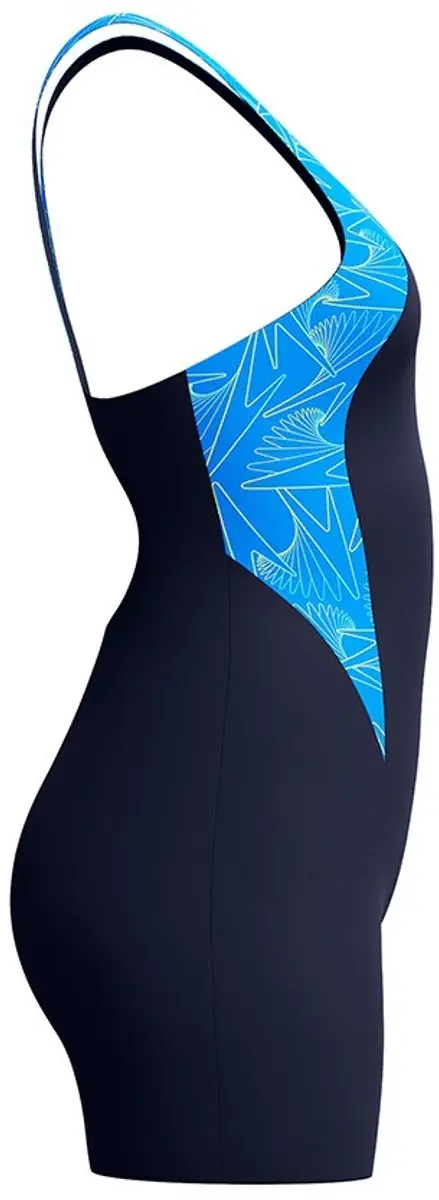 Speedo END+ Hyperboom Splice Legsuit Badpak Dames - 46 - Donkerblauw