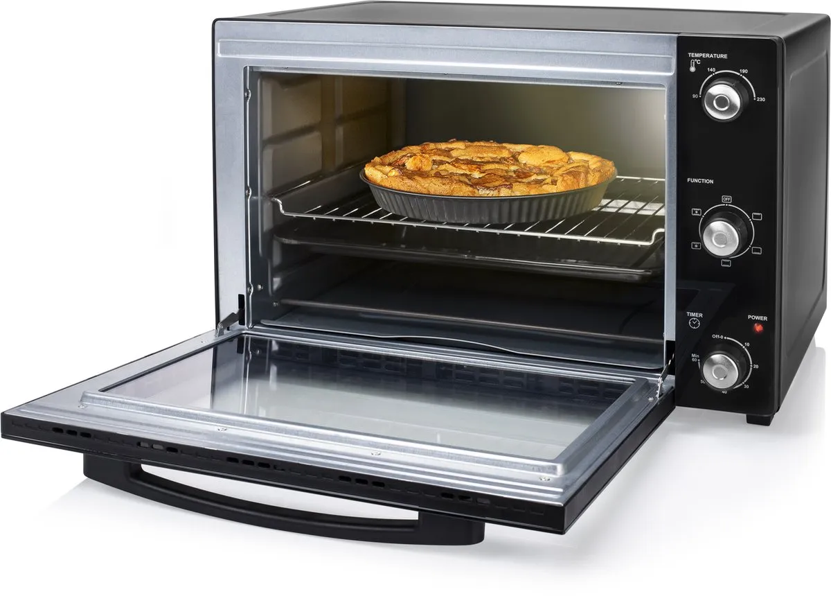 Princess 112759 Vrijstaande Heteluchtoven 55L - 2000W - Zwart