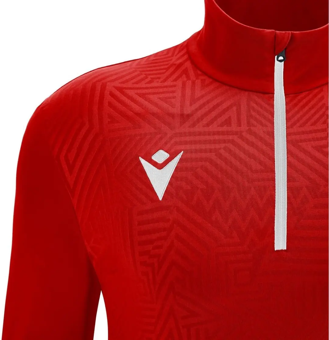 Macron Victory Fraser Ziptop Heren - Rood S