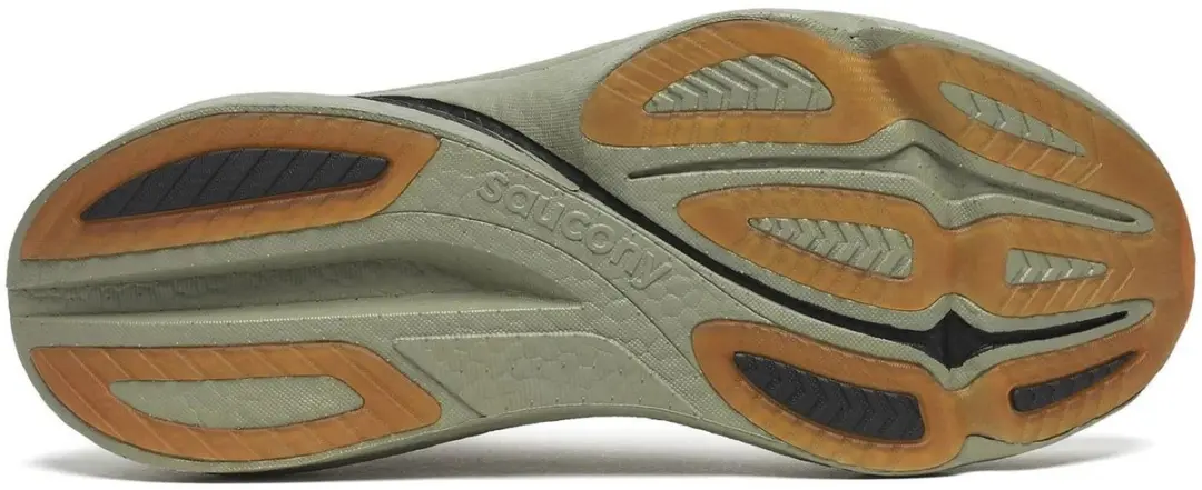 Saucony Endorphin Azura Heren Hardloopschoenen 43 - Grijs/Olijfgroen/Zwart