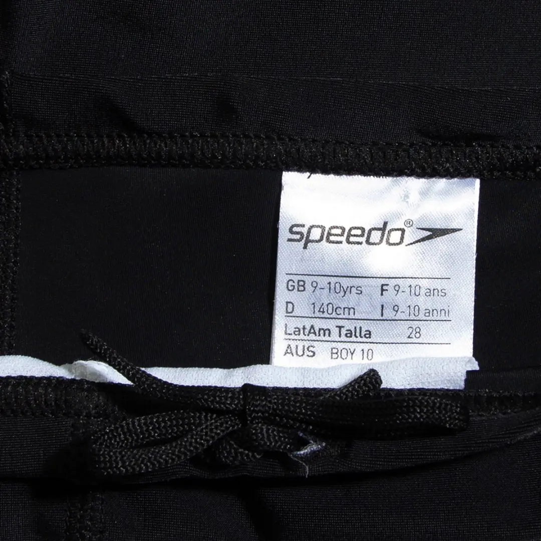 Speedo Medley Logo Aquashort Jongens Sportzwembroek - 164 Zwart/Grijs