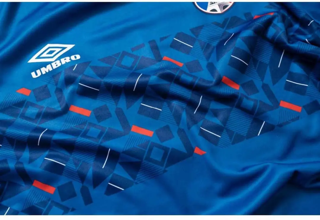 Umbro France Chest Panel World Cup 2022 T-shirt - Blauw XL