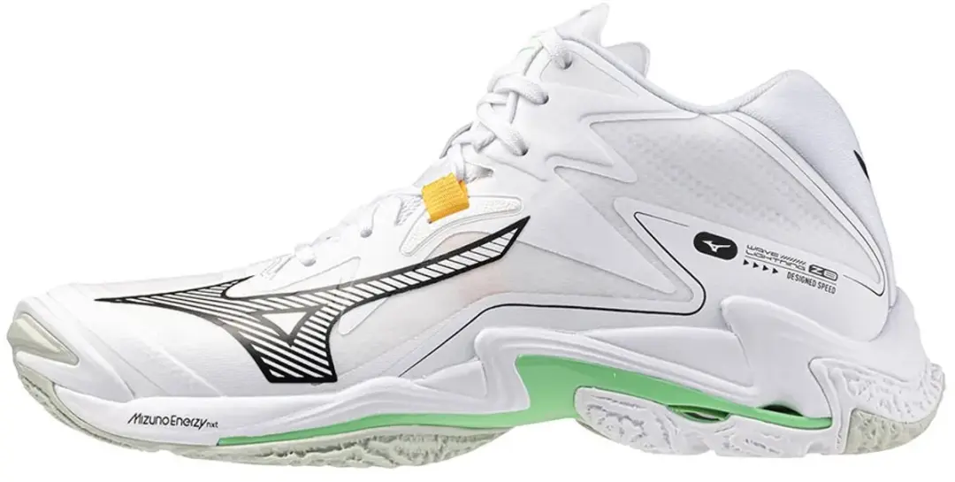 Mizuno Wave Lightning Z8 Mid Sportschoenen - 46.5 - Wit/Zwart/Green