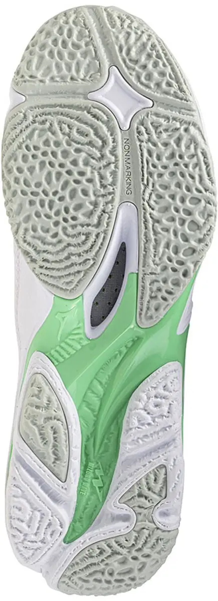 Mizuno Wave Lightning Z8 Mid Sportschoenen - 46.5 - Wit/Zwart/Green