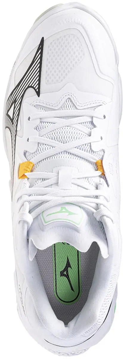Mizuno Wave Lightning Z8 Mid Sportschoenen - 46.5 - Wit/Zwart/Green