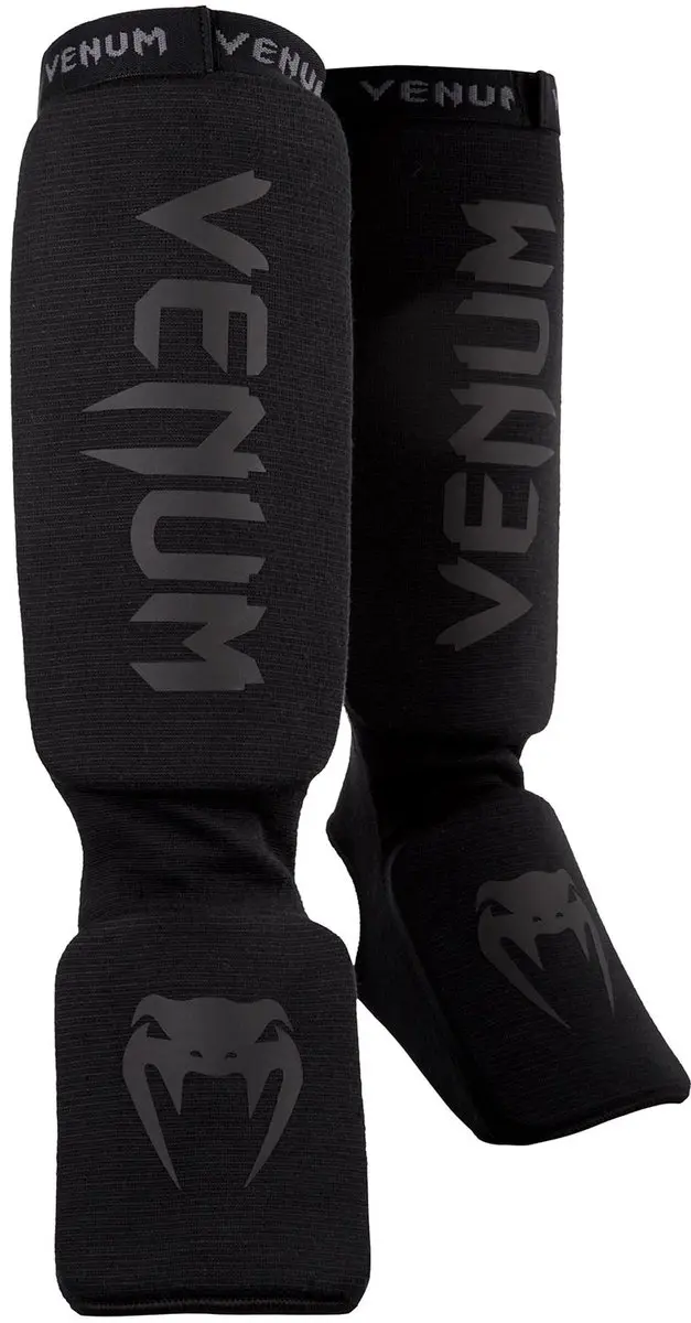 Venum Kontact Scheenkousen - One Size - Zwart