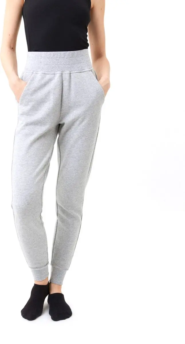 Björn Borg Stockholm High Waist Pant Sportbroek - XL - Grijs