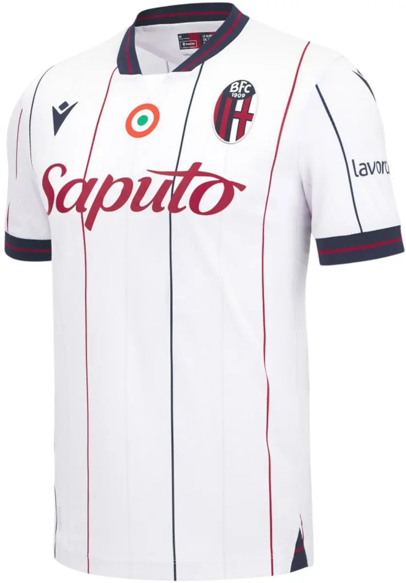 Macron Bologna FC 25/26 T-shirt Wit