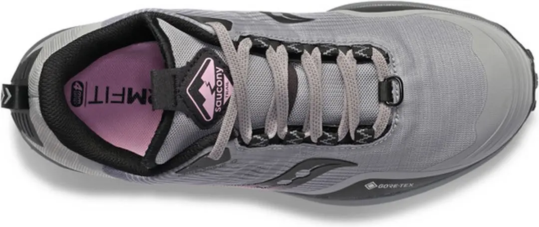 Saucony Peregrine 12 GTX Trailhardloopschoenen - Dames - Grijs/Paars
