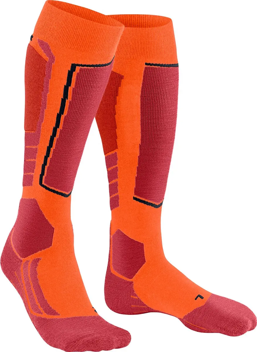 Falke SK2 Skisokken Heren - Dikke Wol - Maat 44/45 - Oranje