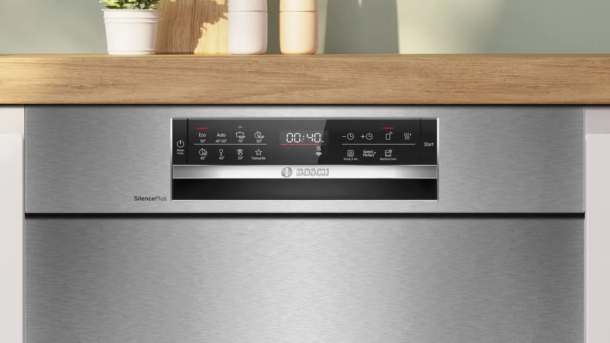 Bosch SMU6ECS12E Serie 6 Inbouwvaatwasser 60cm - 14 Couverts - Staal
