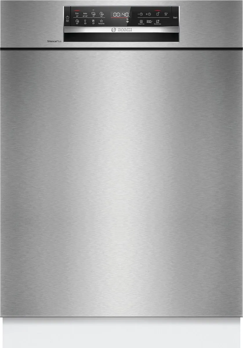 Bosch SMU6ECS12E Serie 6 Inbouwvaatwasser 60cm - 14 Couverts - Staal