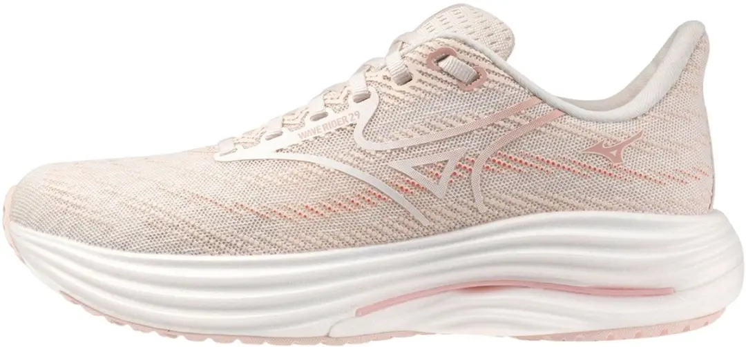 Mizuno Wave Rider 29 Dames Hardloopschoenen 42 - Lichtroze/Wit - afbeelding 6 van 6