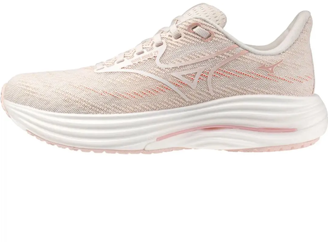 Mizuno Wave Rider 29 Dames Hardloopschoenen 42 - Lichtroze/Wit