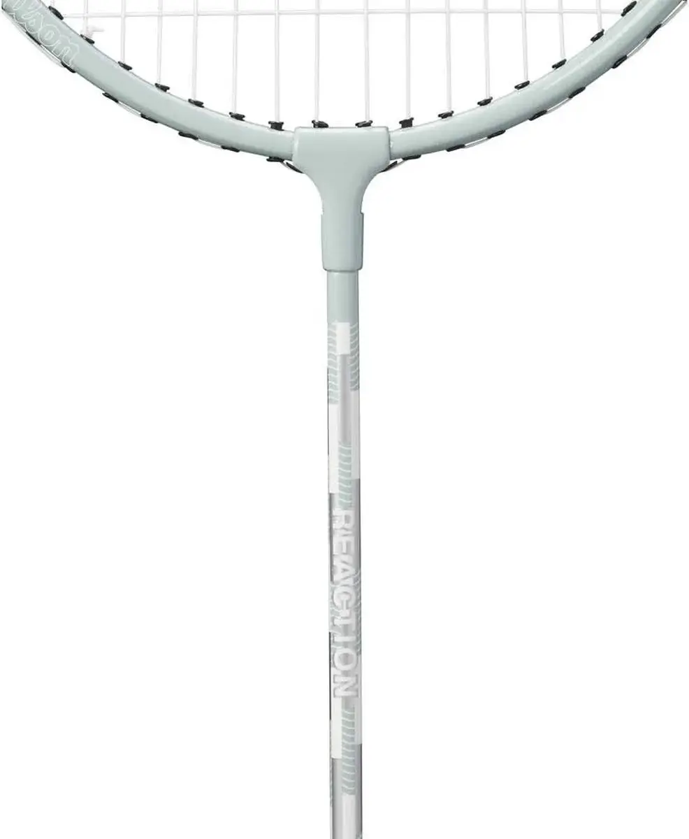 Wilson Reaction 70 Badmintonracket - Grijs/Wit