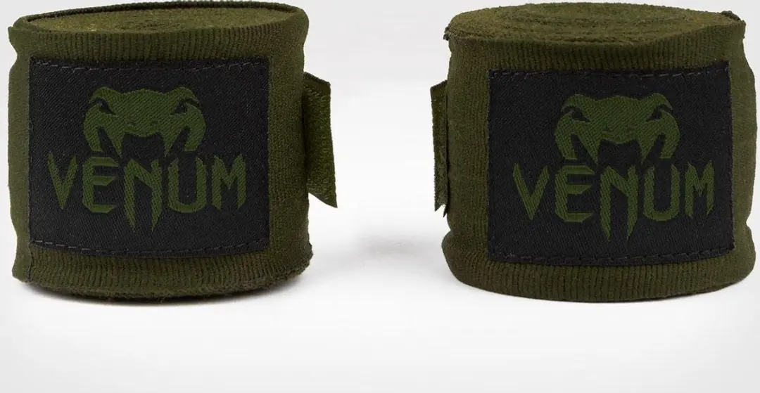 Venum Kontact Serie Boksbandages Khaki/Zwart - 4m
