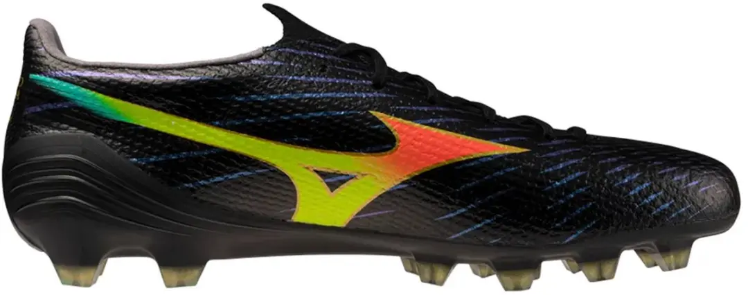 Mizuno α III Elite Voetbalschoenen 42 - Zwart/Lava Orange