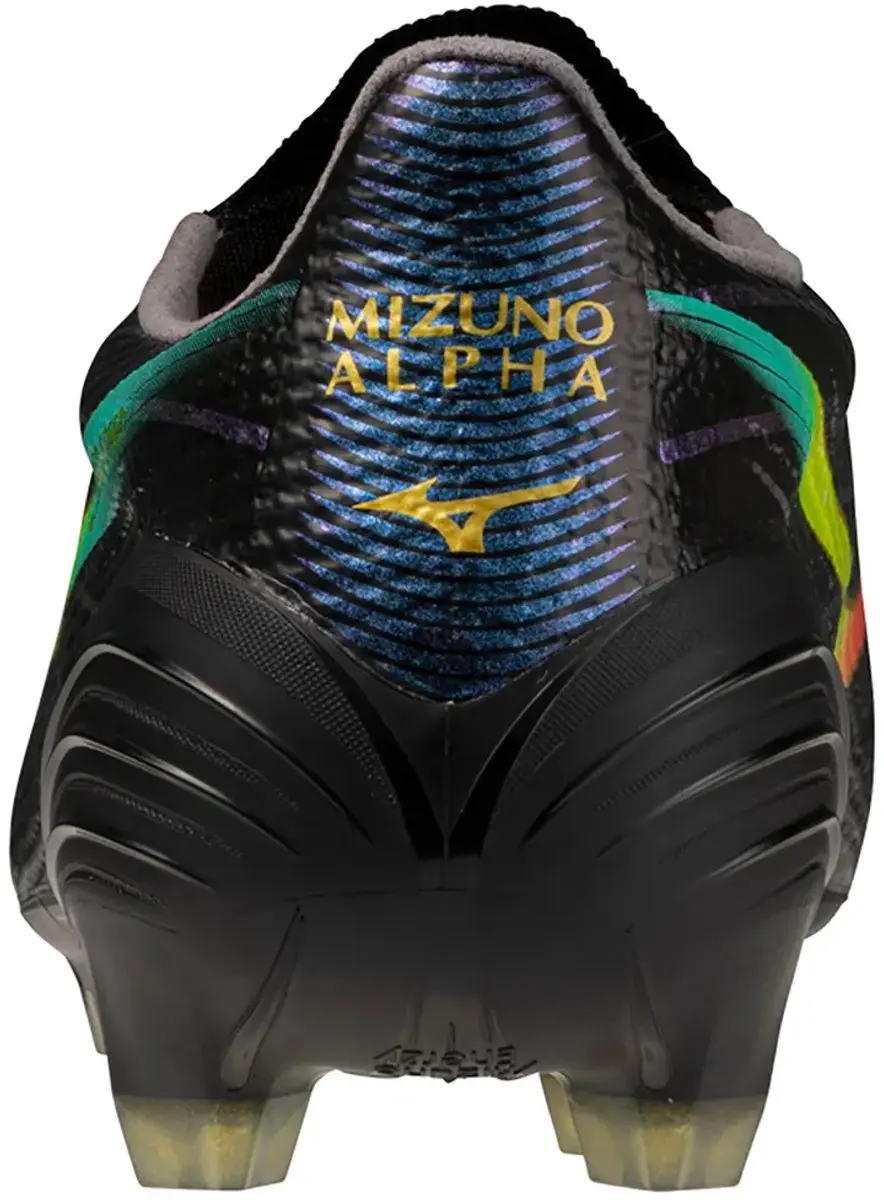 Mizuno α III Elite Voetbalschoenen 42 - Zwart/Lava Orange