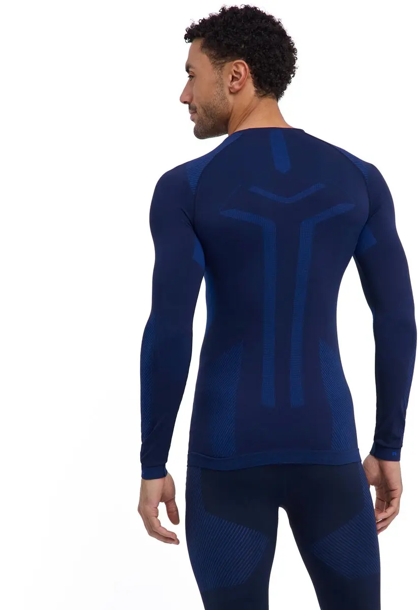 Falke Warm Longsleeved Shirt 39661 - L - Blauw