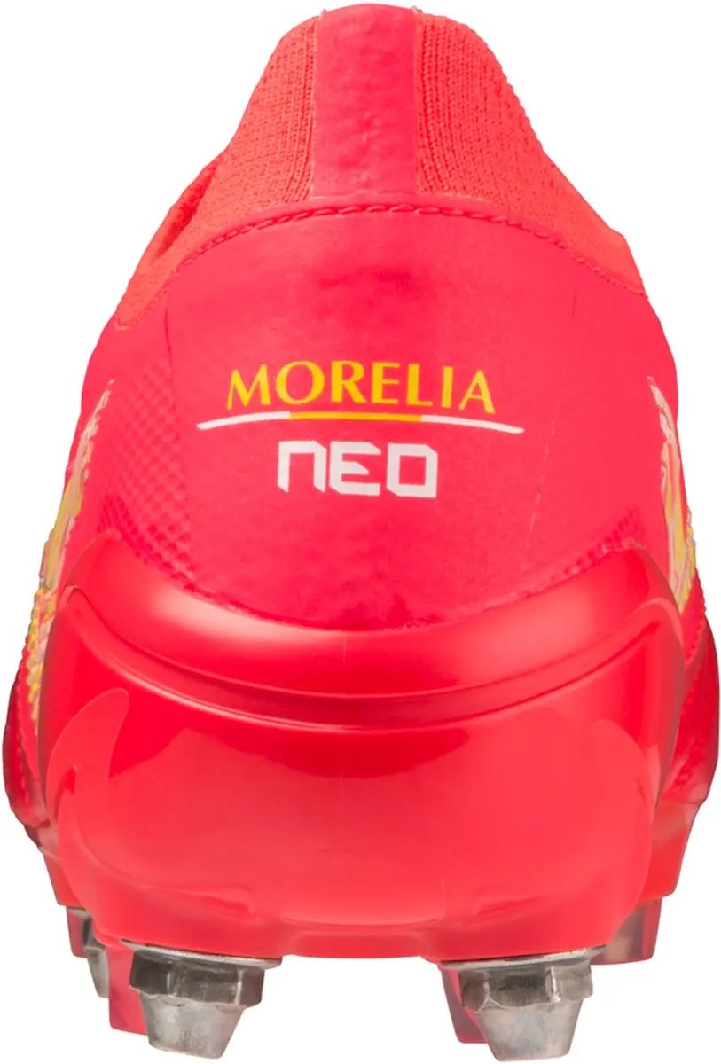 Mizuno Morelia Neo IV Beta Voetbalschoen - Rood - Maat 40.5