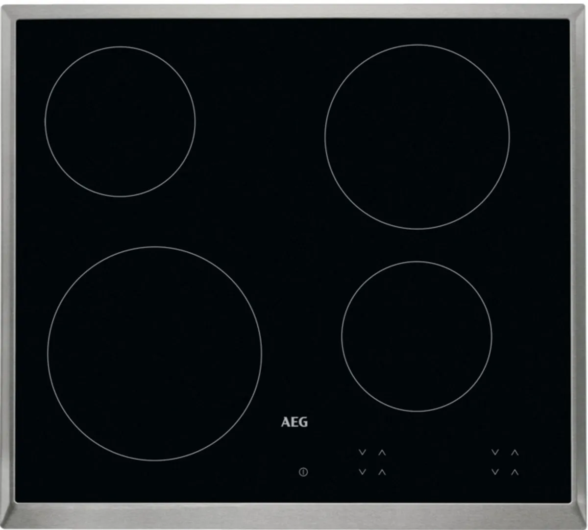 AEG HK624000XB Inbouwkookplaat Halogeen 4 zones - Zwart
