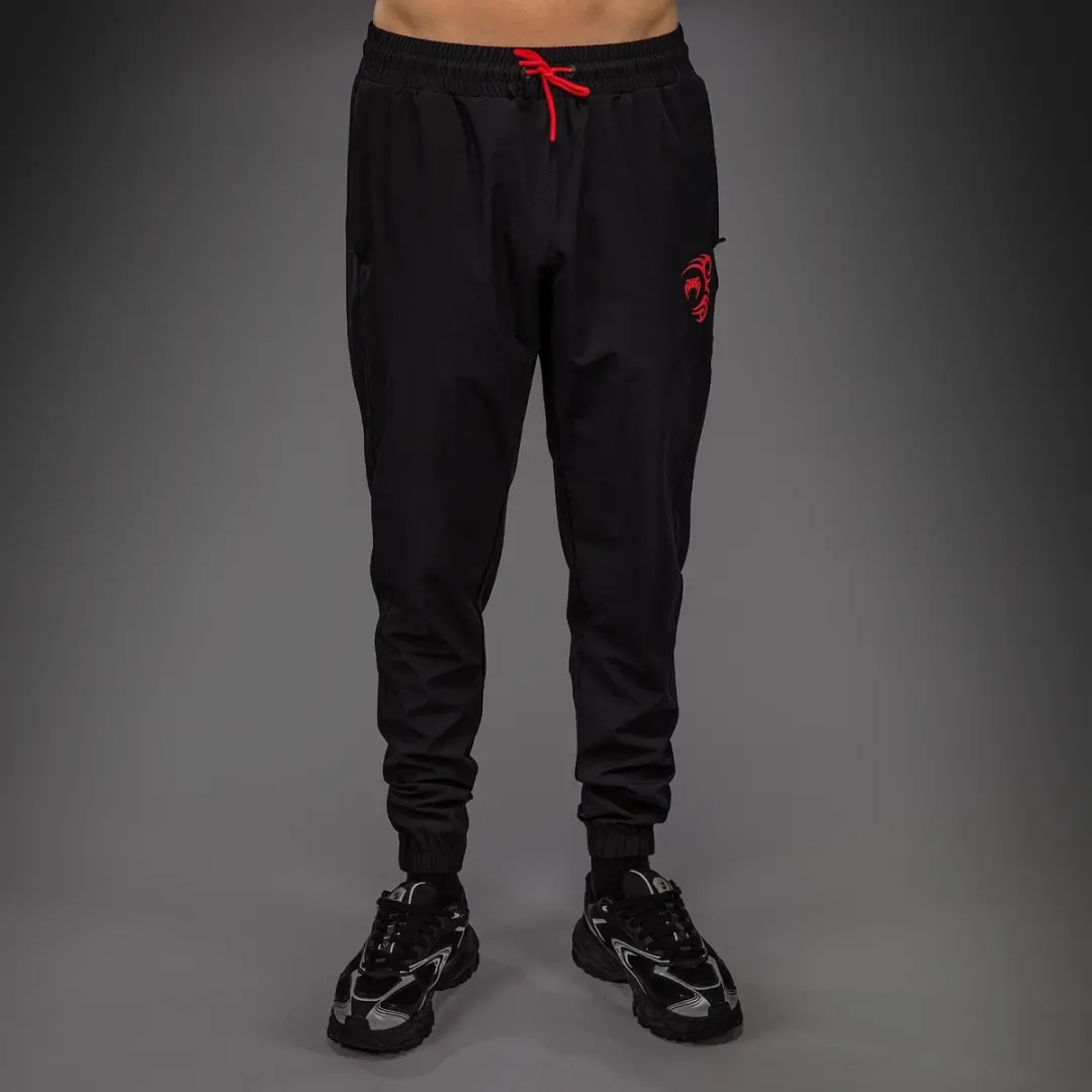 Venum x Mike Tyson Tiger Joggingbroek - XL - Diepzwart/Rood