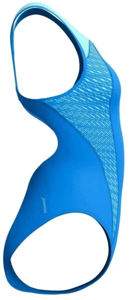 Speedo Placement Laneback Dames Sportbadpak - Zwart/Groen