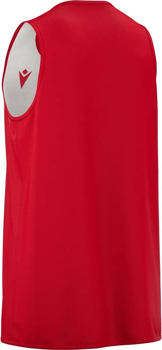 Macron X500 Reversible Shirt Kinderen - Rood/Wit 122/128