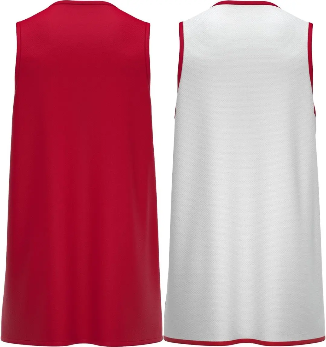 Macron X500 Reversible Shirt Kinderen - Rood/Wit 122/128