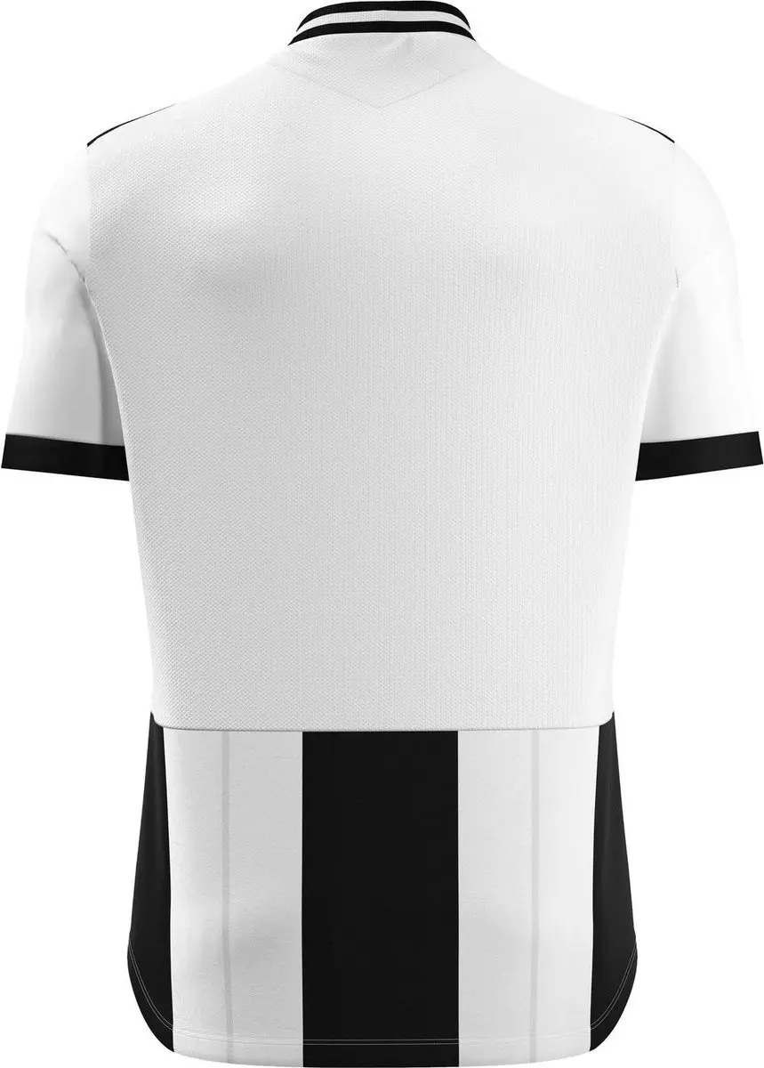Macron Propus Eco Shirt Korte Mouw Kinderen 11-12Y - Wit/Zwart