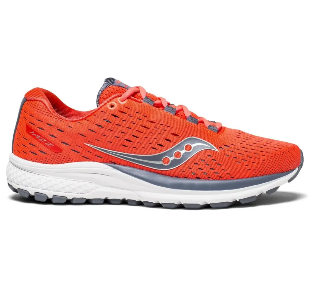 Saucony Jazz 20 Sportschoenen 37 - Rood/Grijs