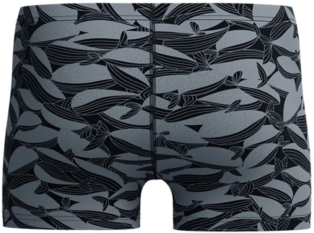 Speedo Heren Beachstar Square Leg Aquashort - M - Zwart/Grijs