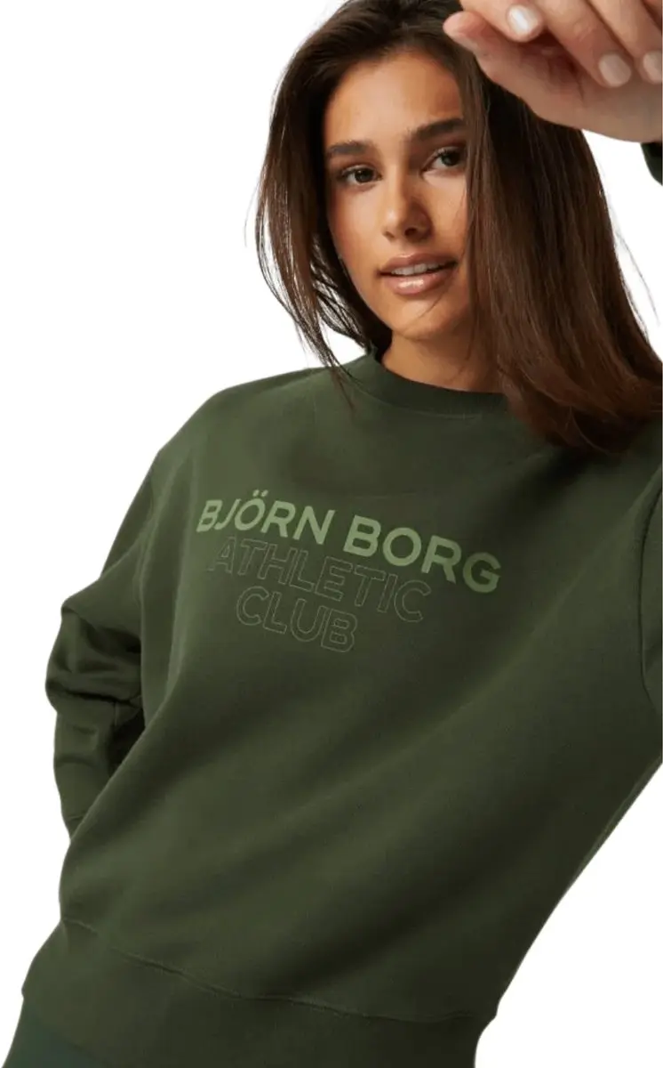 Björn Borg Boyfriend Crew - L - Groen