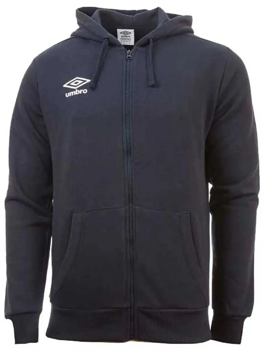 Umbro Small Logo Full Zip Sweatshirt - M - Donkerblauw/Wit
