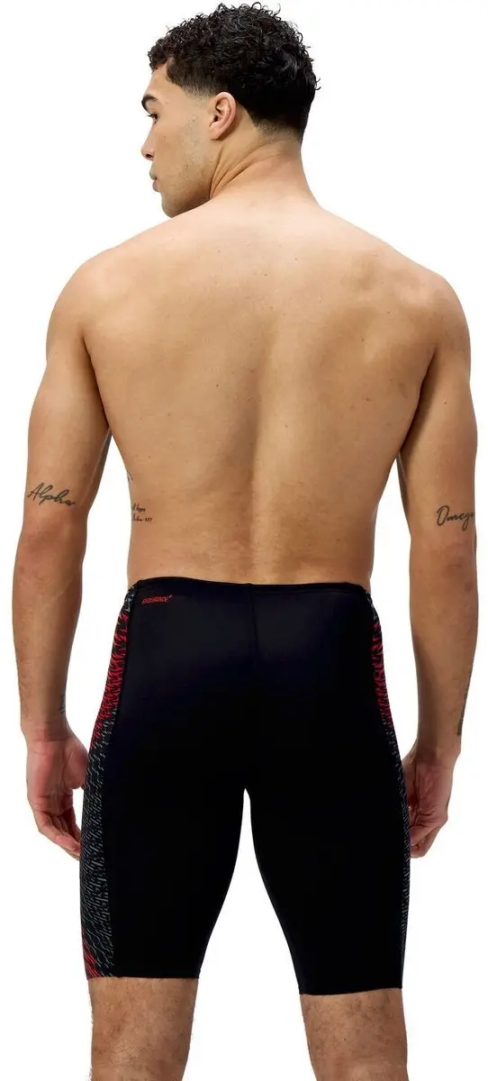Speedo Eco+ Tech Panel Zwembroek 92 - Blauw/Rood/Zwart
