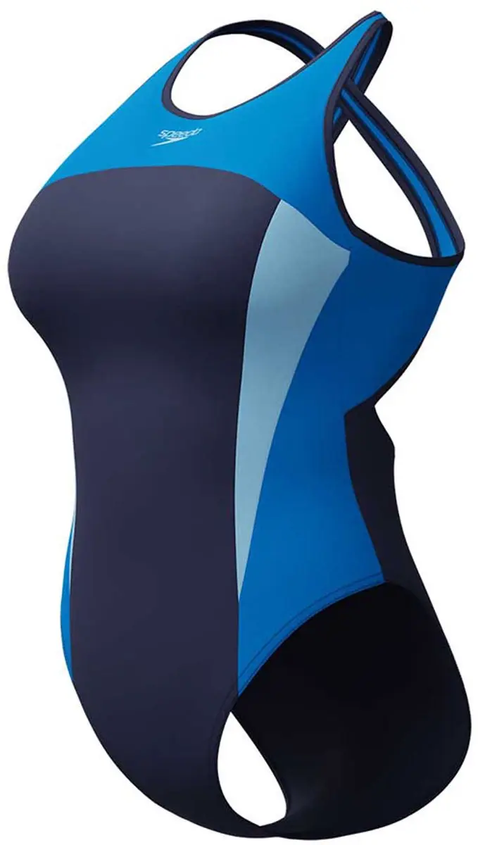Speedo High Neck Splice Cross Back Zwemkleding 32
