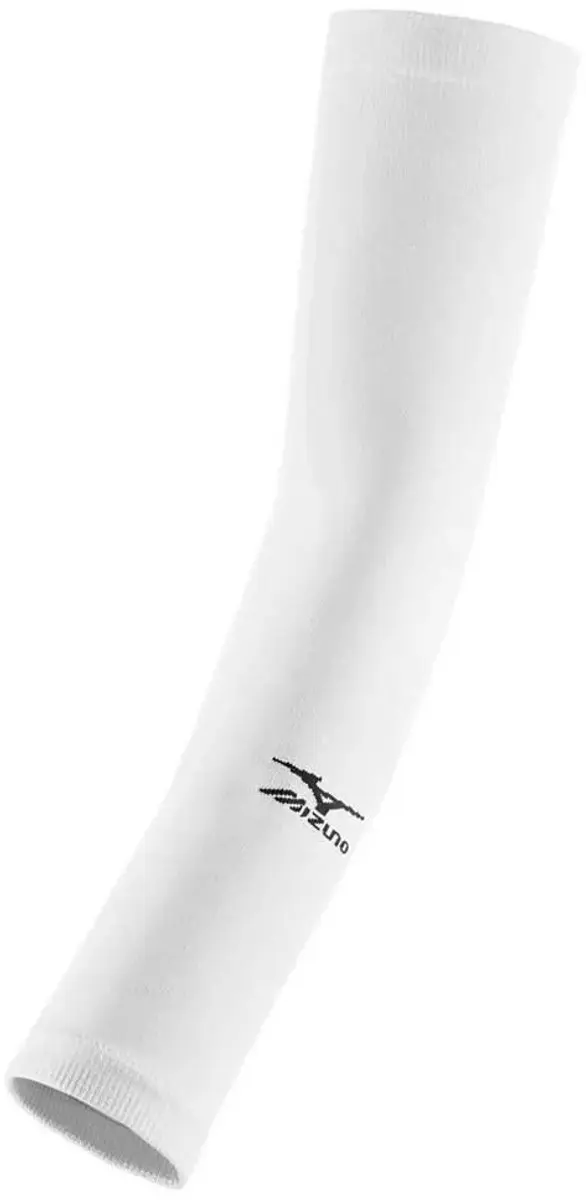 Mizuno Arm Sleeves Heren - Volleyballen Wit