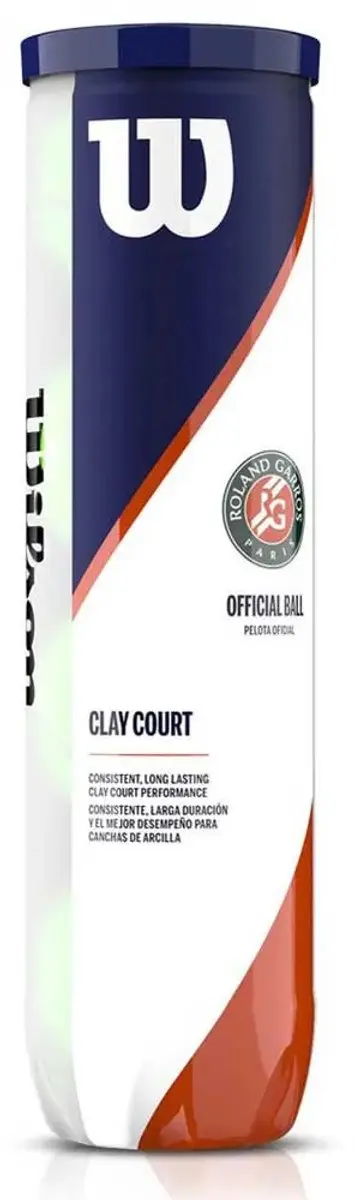 Wilson Roland Garros Tennisballen - 8 Stuks (2x4) - Geel - afbeelding 6 van 6