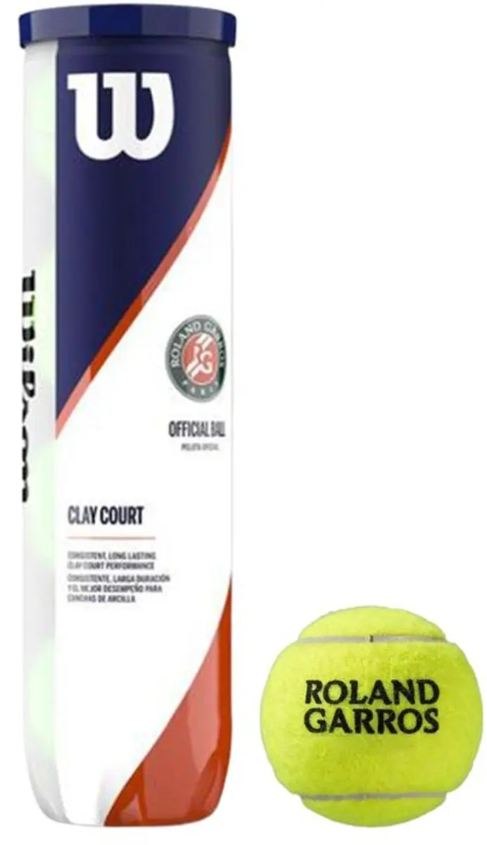 Wilson Roland Garros Tennisballen - 8 Stuks (2x4) - Geel
