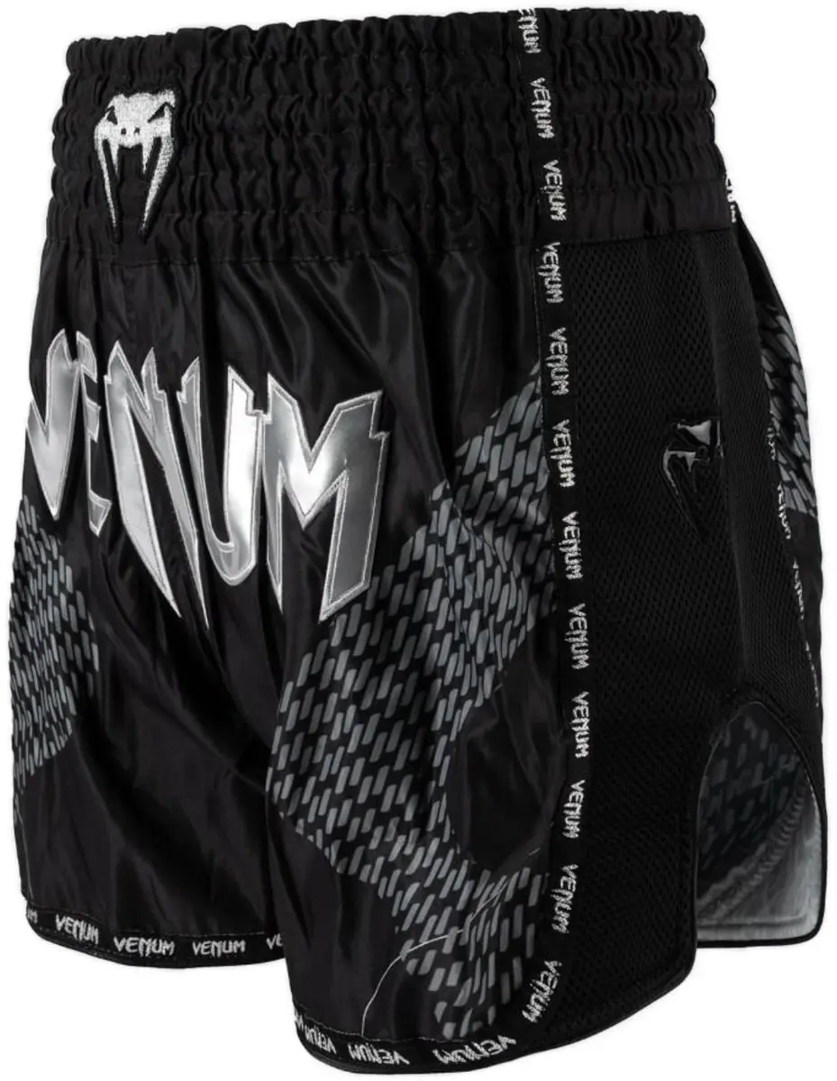 Venum Nexus Muay Thai Shorts - XL - Zwart Zilver