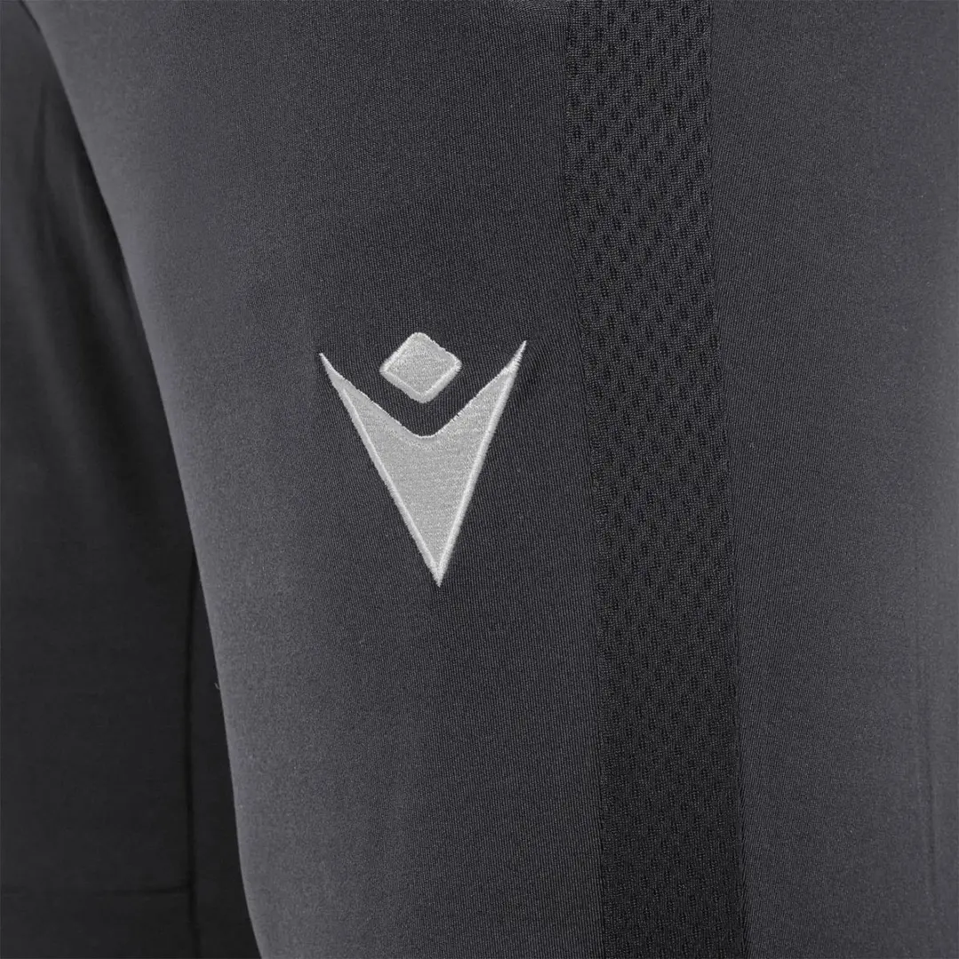 Macron Thames Hero Polyesterbroek Kinderen 11-12Y - Antraciet