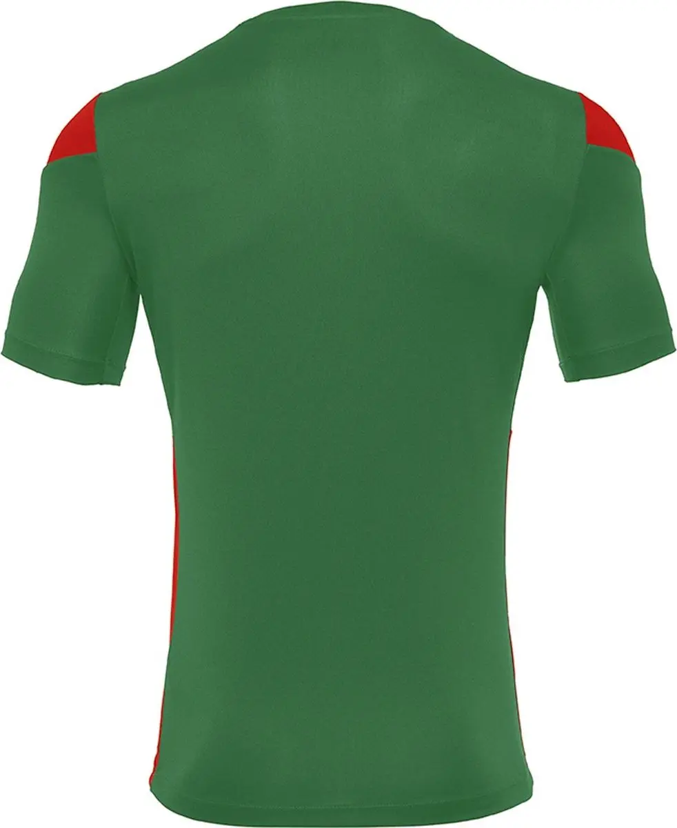 Macron Polis Shirt Korte Mouw Kinderen 11-12Y - Groen