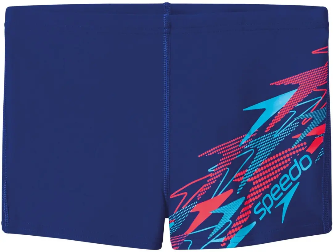 Speedo Medley Logo Aquashort Jongens Zwembroek 152 - Blauw