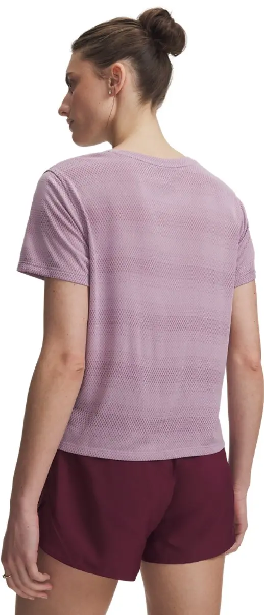 Under Armour UA Velociti Shortsleeve Dames Sportbroek L - Mauve Roze