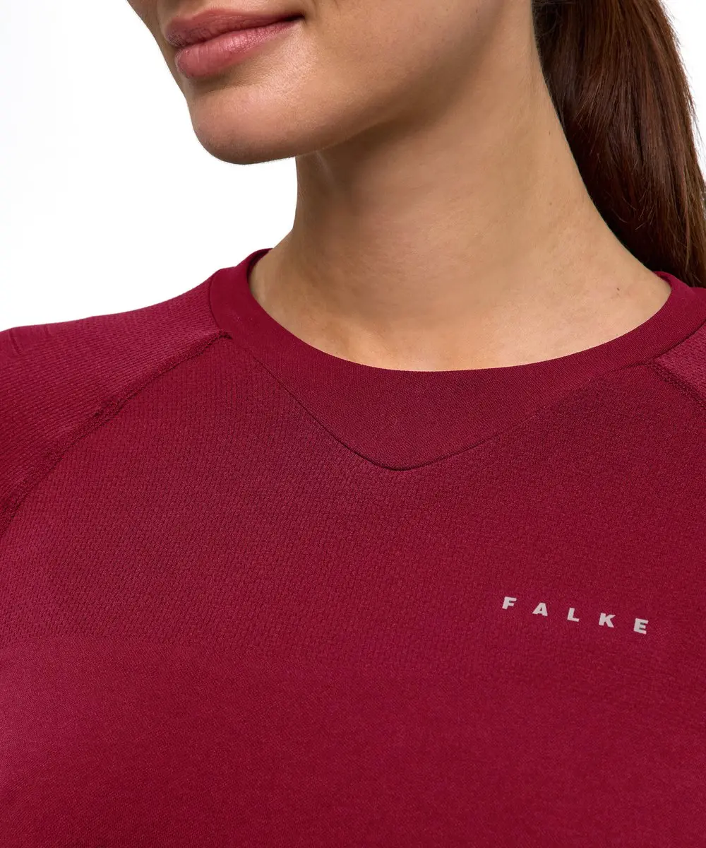 Falke Damen Maximum Warm Functioneel Shirt - XL - Rood
