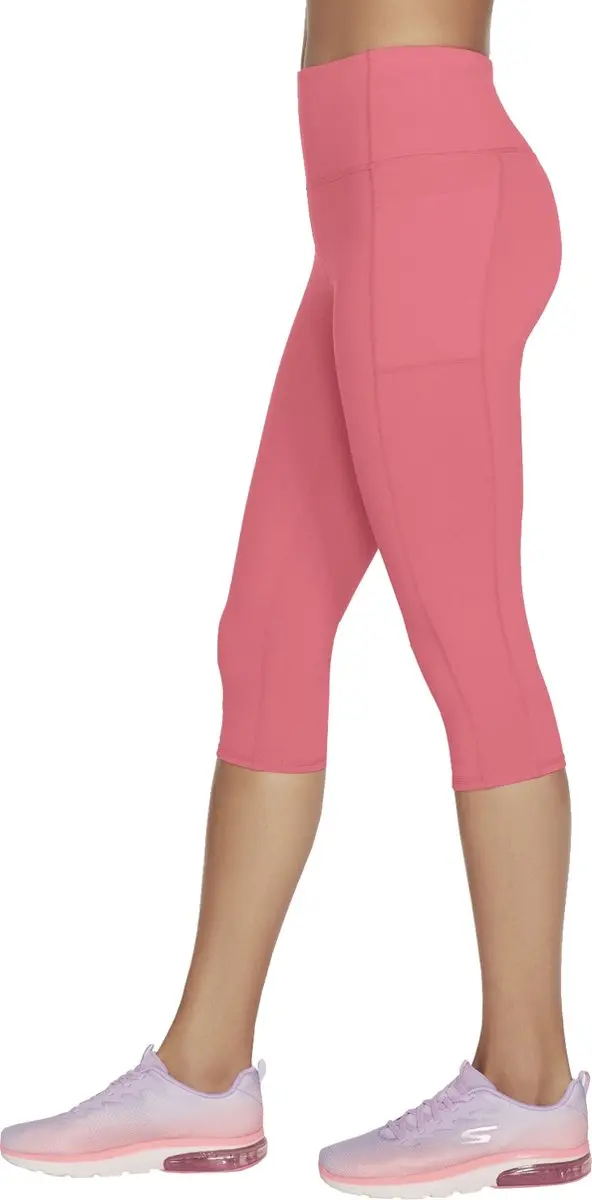 Skechers Go Walk High Waisted Capri Short - Rood