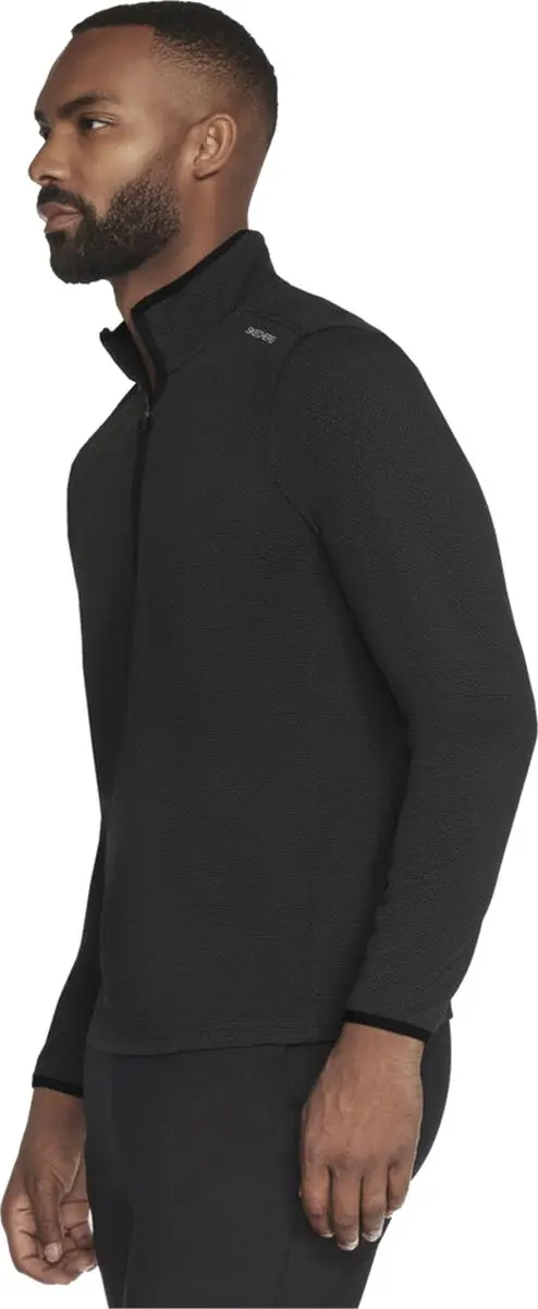 Skechers Skech-Knits Burst 1/4 Zip LT130-BLK Sweatshirt - M