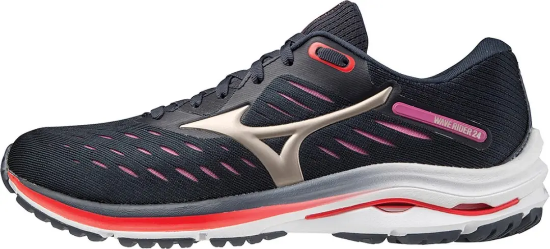 Mizuno Wave Rider 24 Dames - Donkerblauw Maat 37