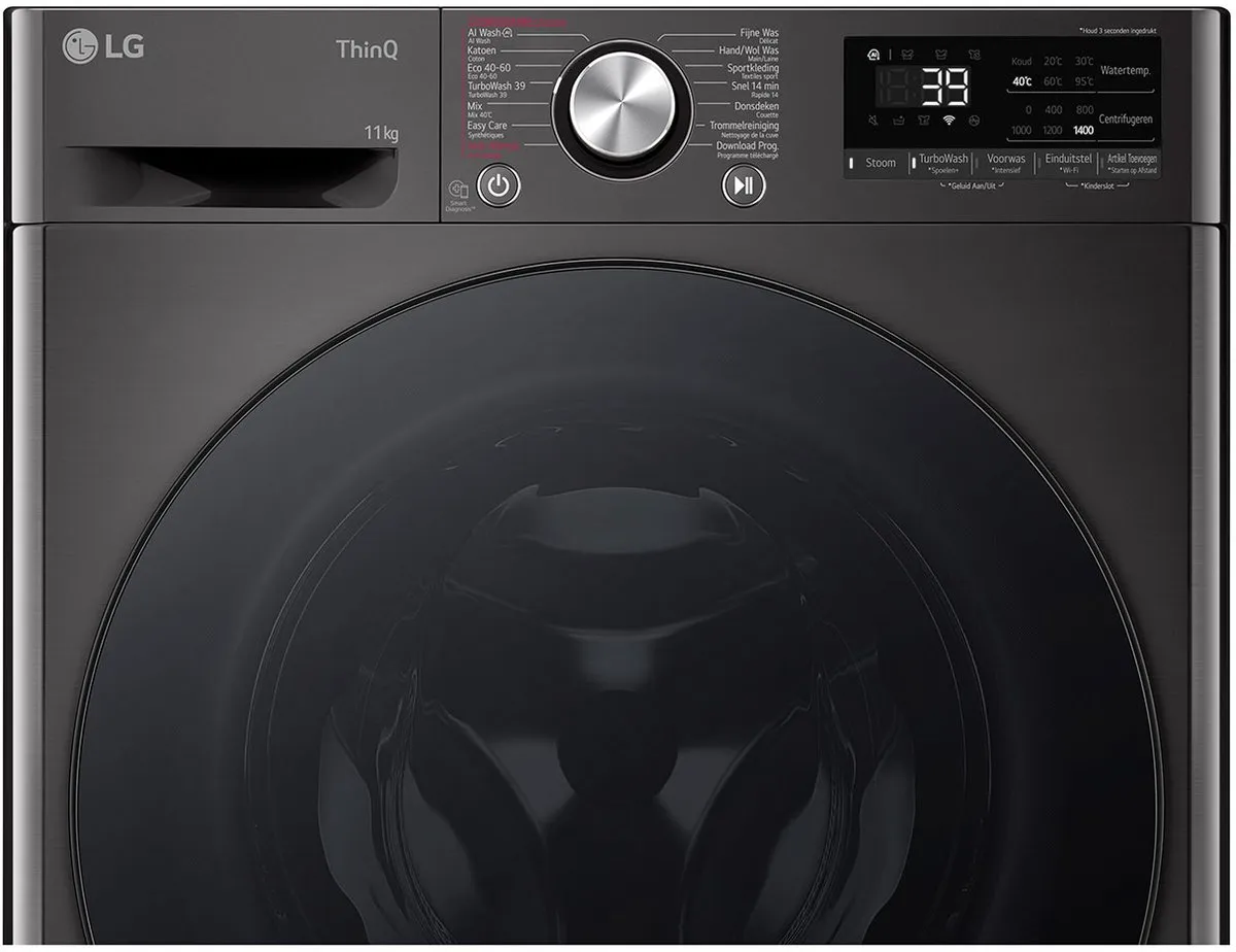LG F4WR7011SYB Wasmachine 11kg - Antraciet